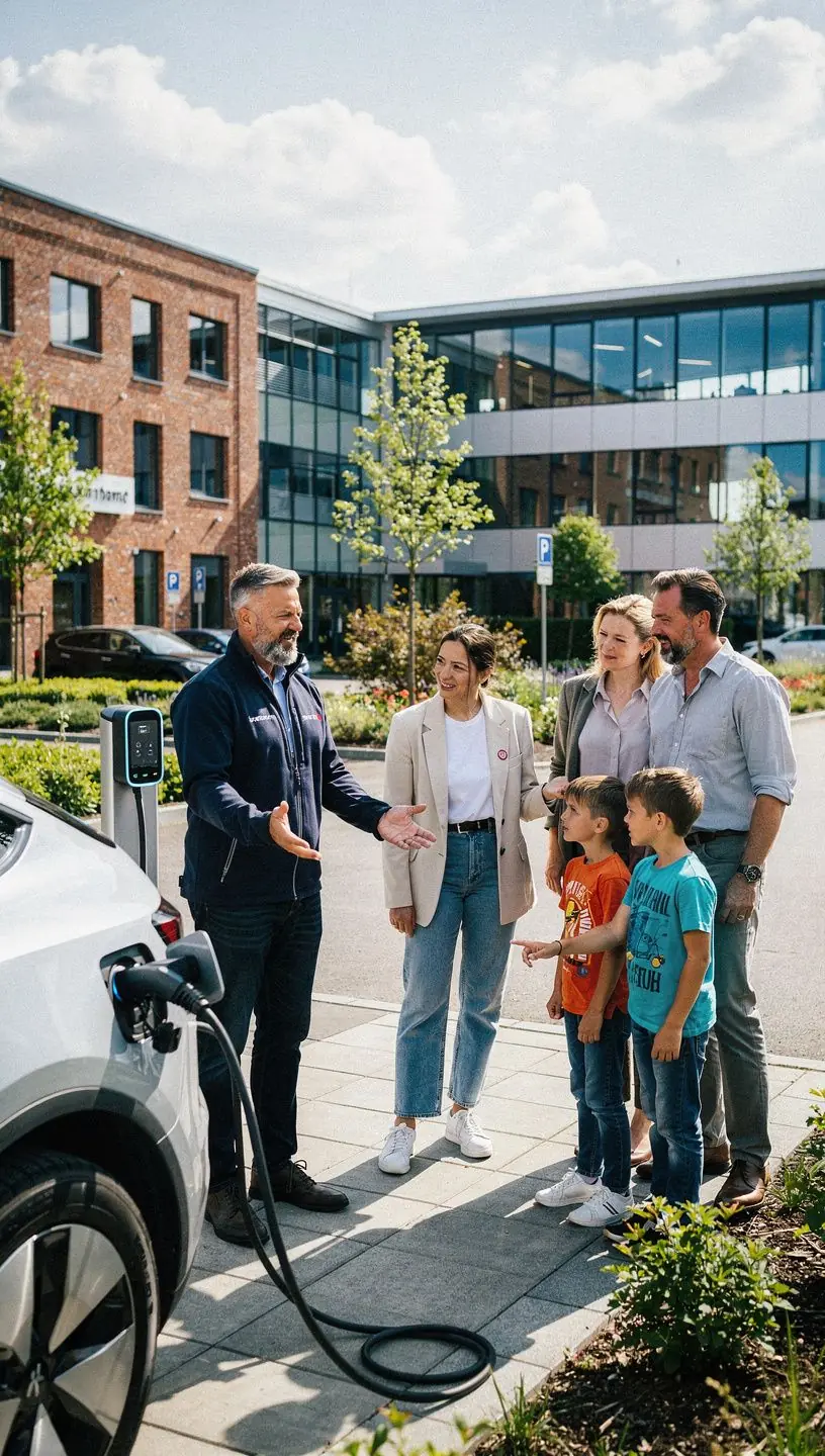 Lager mit hochwertigen Ersatzteilen für verschiedene Automarken in einem integrierten Servicezentrum.